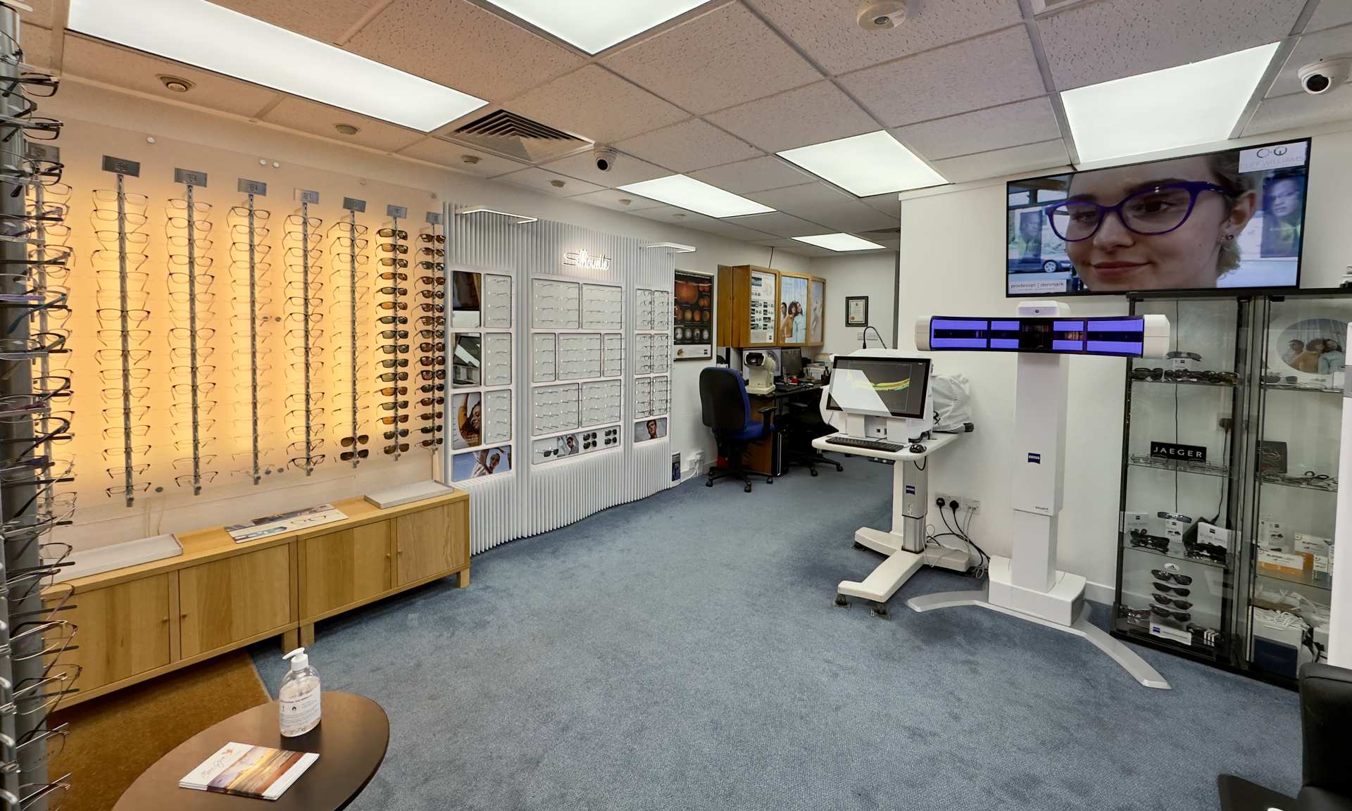 Cliff Williams Independent Optician interior